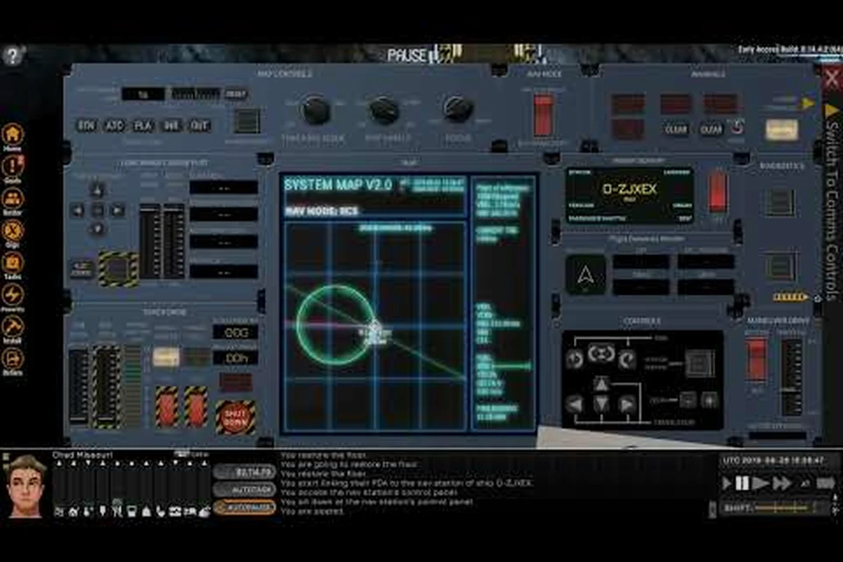 Ostranauts Ship Piloting: Bridge Controls & Flight Guide